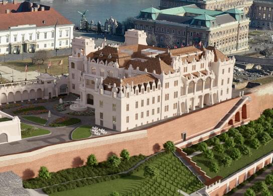 A József főhercegi palota újjáépítése
